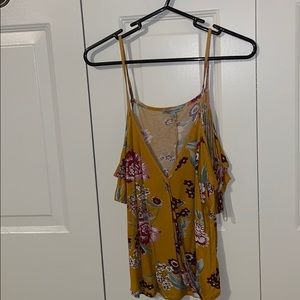Yellow Flowered Top